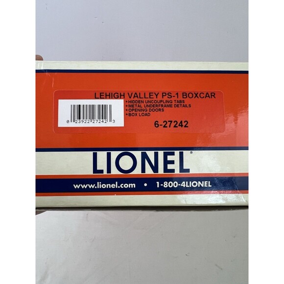 Lionel 6-27242 Lehigh Valley PS-1 Boxcar #62080 O Gauge White Mint In Box - Picture 13 of 13